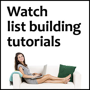 watch list building tutorials