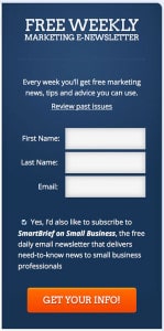 Newsletter archive example