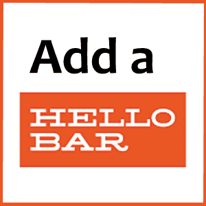 Add a hello bar