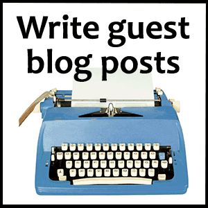 write guest blog posts